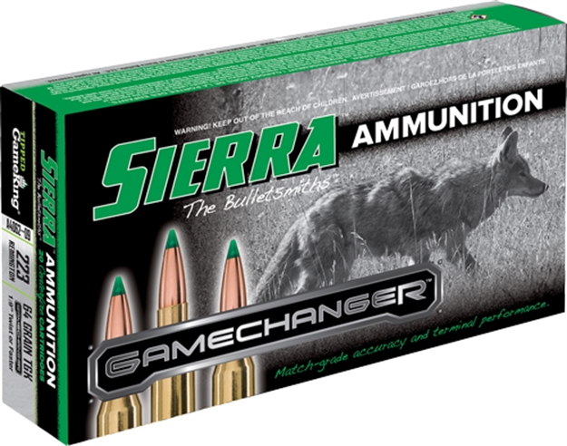 Picture of Sierra Bullets 223 Rem 64Gr Tgk 20Rd 25Bx/Cs Gamechanger A4062--09