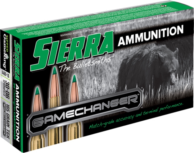 Picture of Sierra Bullets Gamechanger 30-06 165Gr Tipped Gameking 20Rd 10Bx/Cs < A4669--06