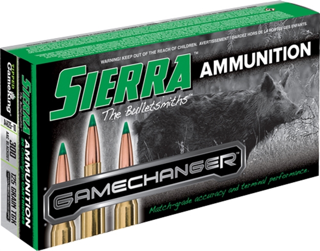 Picture of Sierra Bullets Gamechanger 300 Aac 125Gr Gameking 20Rd 25Bx/Cs < A4625--10