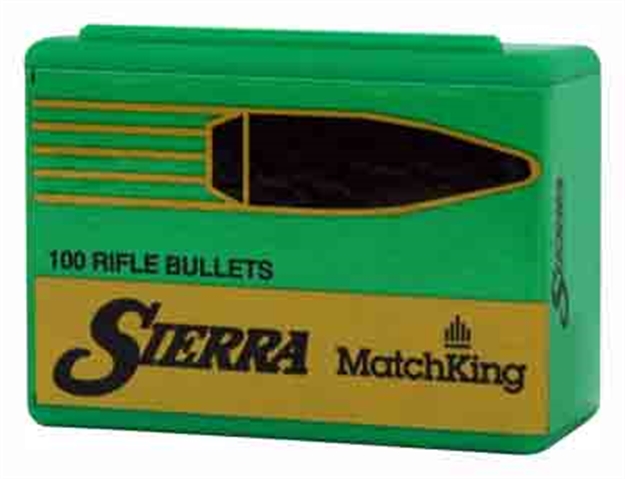 Picture of Matchking 30 Caliber (0.308'') Hollow Point Boat Tail Bullets 9240T 092763392409