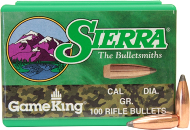 Picture of  Sierra 2850 Gameking  35Caliber 225Gr Spitzer Boat Tail 50/Box 092763028506