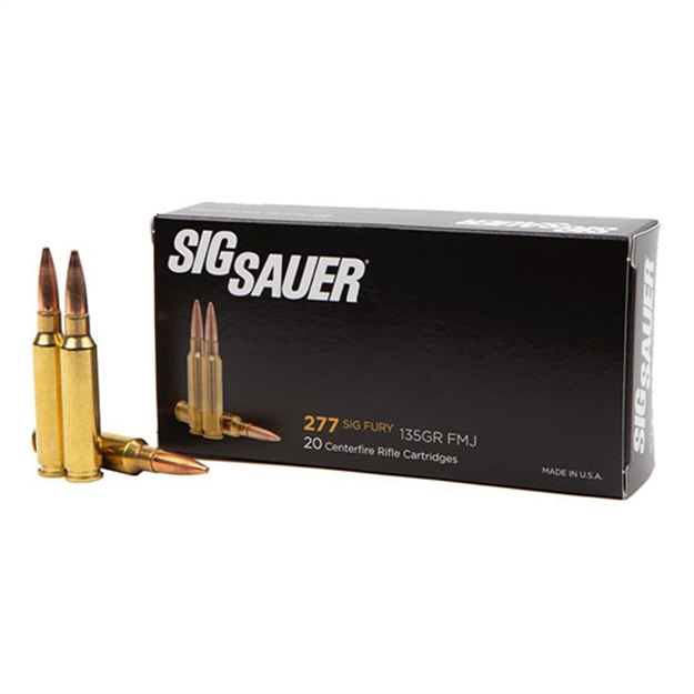 Picture of  Sig Sauer E277sfb13520 Elite Ball  277Fury 135Gr Full Metal Jacket 20 Per Box/10 Case 798682659820