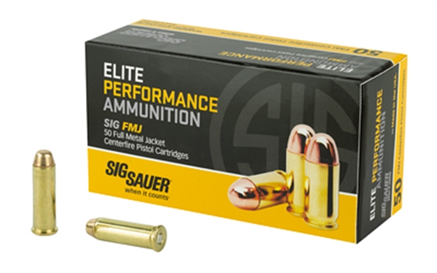 Picture of Sig Sauer Elite Performance Pistol Ball Ammo 38 Spl, Fmj, 125 Gr, 900 Fps, 50 Rnd, Boxed E38SB1-50 798681528059