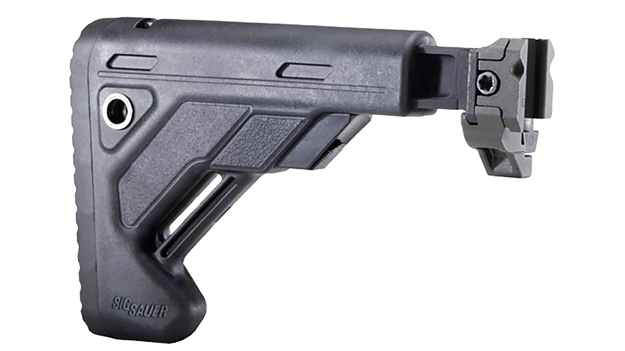 Picture of Sig Sauer Stock, Mcx, Mpx, Sig Folding & Telescoping, 1913 Interface, Black STOCK-X-FOLD-TELE-BLK