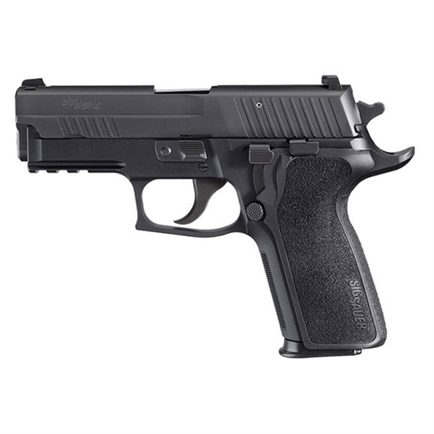 Picture of Sig Sauer P229 Semi-Auto Pistol, 9Mm, 3.9" Bbl, Elite Black, Siglite, E2 Grip, 15+1 Rnd E29R9BSE 798681406623