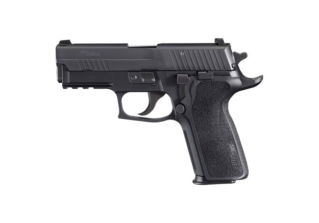 Picture of Sig Sauer P229 Semi-Auto Pistol, 9Mm, 3.9" Bbl, Elite, Black, Siglite, E2 Grip, (2) 10+1 Rnd 229R9BSE 798681406586