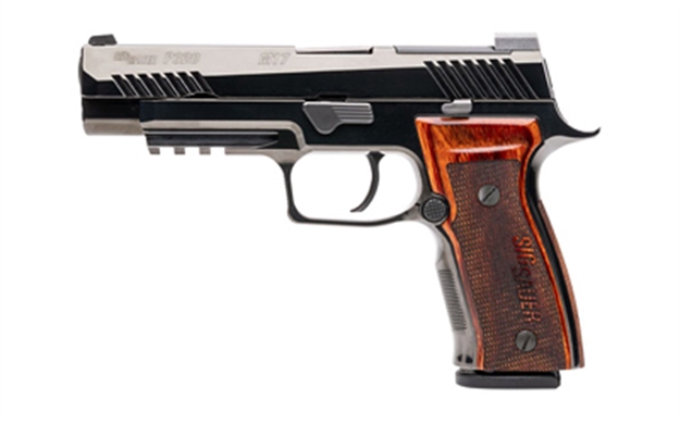 Picture of Sig Sauer P320 M17 Ceremonial 9Mm 4.7" OR 17/21Rd Blue/Walnut 320AXGF9CWM17R2 798681690084