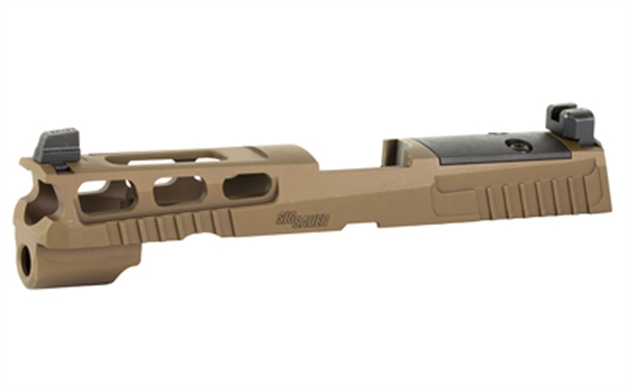 Picture of  Sig Sauer 8900953 P320  Sig P320 9Mm Luger Pvd Coyote Brown Stainless Steel Optic Ready Slide Xray3 Suppressor Sights Compatible With Romeo1 & Romeo Pro