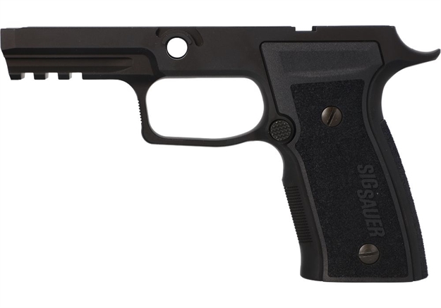 Picture of  Sig Sauer 8901514 P320 Grip Module Axg Carry, 9Mm Luger/40 S&W/357 Sig, Black Aluminum Medium Grip Frame, Polymer Grip Panels, Fits Sig P320 (Non-Manual Safety) 798681686391
