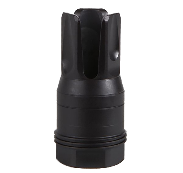 Picture of  Sig Sauer Sl55612x2825degf Clutch-Lok QD Flash Hider Black Stainless Steel With 1/2"X28 Tpi 2.10" Oal For 5.56Mm Sig Taper Lok Barrels 798681656172