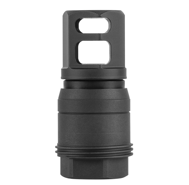 Picture of  Sig Sauer Sl55612x2825degm Clutch-Lok QD Muzzle Brake Black Stainless Steel With 1/2" 28 Tpi Threads For 5.56Mm 25 Degree Taper