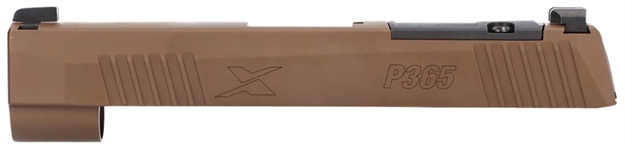 Picture of  Sig Sauer 8900987 P365xl Slide Assembly 9Mm Luger Coyote Brown Nitride Stainless Steel Optic Cut/Serrated Slide Xray3 Sights 798681665389