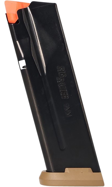 Picture of  Sig Sauer 8901206 P365-Xmacro  17Rd 9Mm Luger Coyote Tan Floor Plate Fits All Sig P365 Models 798681673674