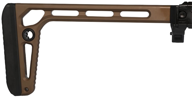 Picture of  Sig Sauer 8901268 Minimalist Plus  Coyote Brown Aluminum Fits Sig Mpx Fits Sig Mcx Folding 9" Oal