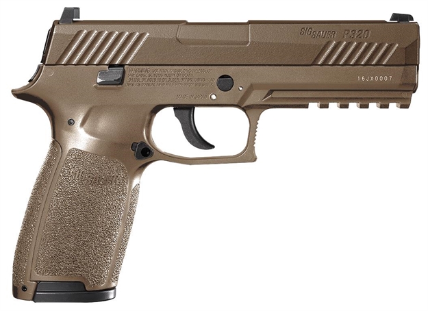 Picture of Sig Sauer Airguns Airp320 P320 Air Pistol Co2 177 Pellet 30+1 8" Coyote Polymer Grips MCX