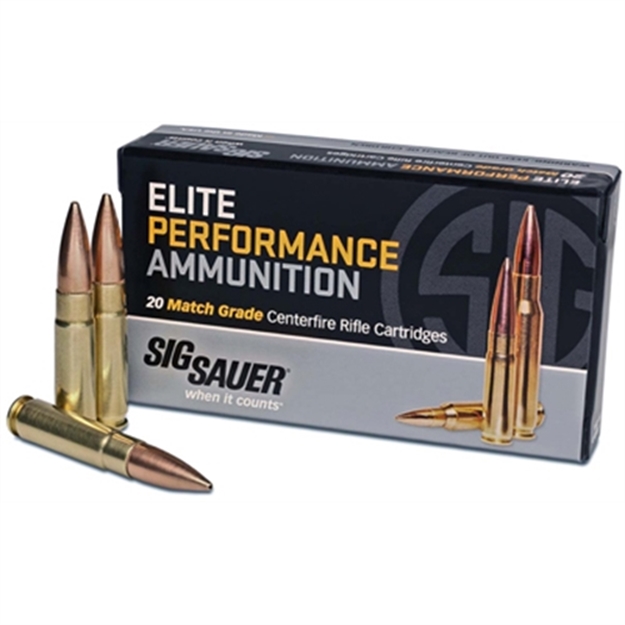 Picture of Sig Sauer E308m220 Marksman Elite  308 Win 175 GR Open Tip Match 20 Per Box/ 10 Case E308M2-20