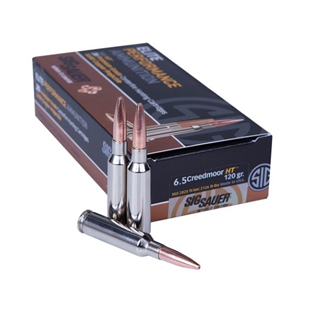 Picture of Sig Sauer Elite Performance Hunting HT Ammo, 6.5 Creedmoor, 120Gr, Box/20 E65CH1-20