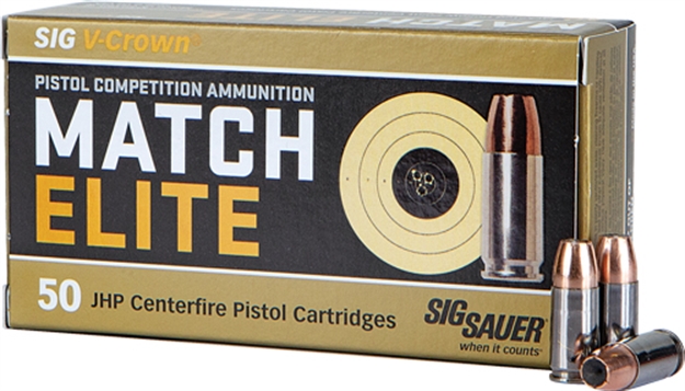 Picture of Sig Sauer Ammo 9Mm 147Gr Elite V-Crown Comp 50Rd 20Bx/Case E9MMA3-COMP-50