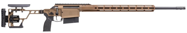Picture of Sig Sauer Crossmag300wm24b Cross Magnum 300 Win Mag 6+1 24" Threaded Barrel, Coyote Cerakote, M-Lok/Arca Rail Handguard, Fully Adj. Folding Stock, Prs Style Grip, Muzzle Brake, Integrated Optics Mount 798681691524 -