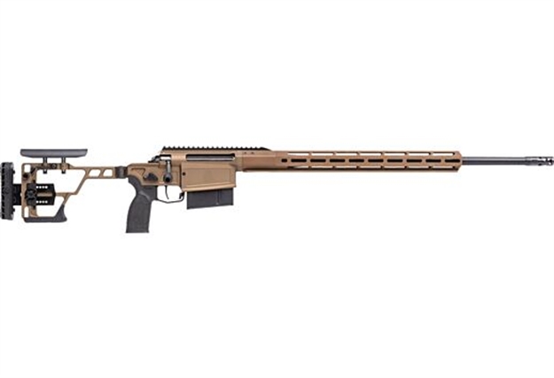 Picture of Sig Sauer Crossmag300wm24b Cross Magnum 300 Win Mag 6+1 24" Threaded Barrel, Coyote Cerakote, M-Lok/Arca Rail Handguard, Fully Adj. Folding Stock, Prs Style Grip, Muzzle Brake, Integrated Optics Mount 798681691524 -