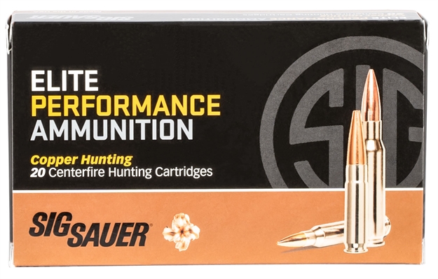 Picture of Sig Sauer E3006h120 Elite Copper Hunting  30-06Springfield 150Gr Copper Solid 20 Per Box/10 Case E3006H1-20 798681598977