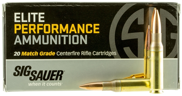 Picture of Sig Sauer E308m120 Marksman Elite  308 Win 168 GR Open Tip Match 20 Per Box/ 25 Case E308M1-20