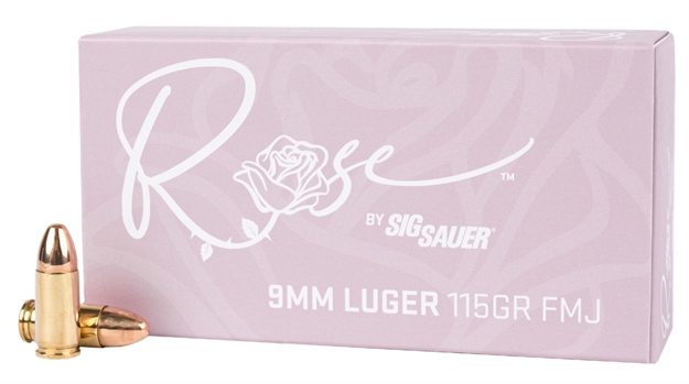Picture of  Sig Sauer E9mmb1rose50 Rose  9Mm Luger 115Gr Full Metal Jacket 50 Per Box/20 Case 798681686834