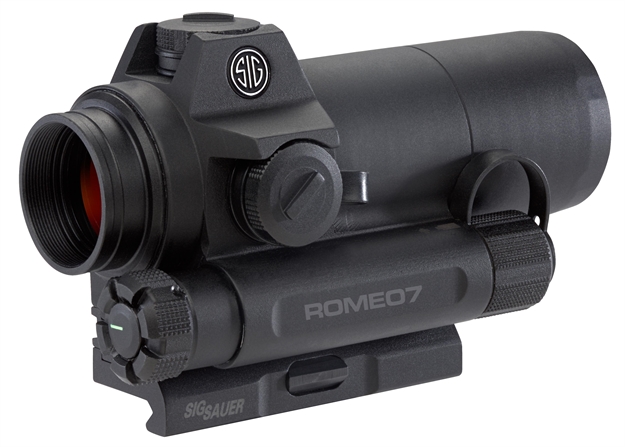 Picture of Sig Sauer Romeo7 Reflex Sight, Cr2032 Batt, 1X, M1913 Rail Interface Mount, 2 Moa Retical SOR71001 798681521388