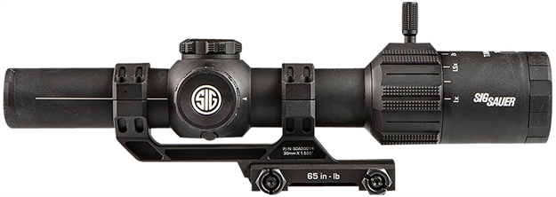 Picture of  Sig Sauer Electro-Optics Sot61000 Tango-Msr Lpvo Black 1-6X24mm, 30Mm Tube Illuminated Bdc6 Reticle Features Throw Lever & Alpha-Msr Mount 798681642502