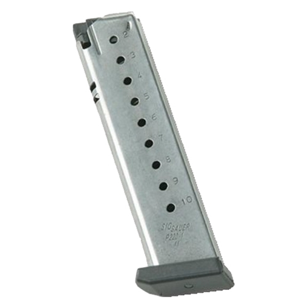 Picture of Sig Sauer Mag2204510 P220  10Rd 45Acp Stainless Steel MAG-220-45-10 798681410224