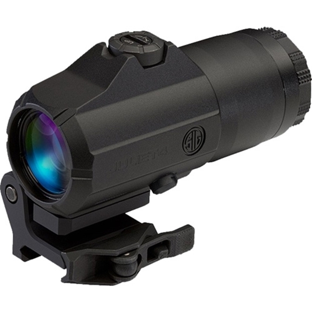 Picture of Sig Sauer Juliet4 Red Dot Magnifier, 4X24mm, Powercam QR Mount With Spacers, Black SOJ41001