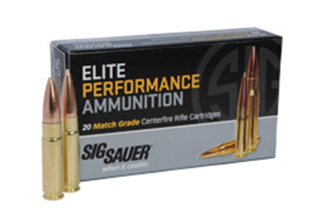 Picture of Sig Sauer E65cm120 Marksman Elite  6.5 Creedmoor 140 GR Open Tip Match 20 Per Box/ 10 Case E65CM1-20 798681576784