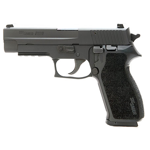 Picture of Sig Sauer 220R45bssca P220 Full Size *Ca Compliant 45 Acp 4.40" 8+1 Black Hardcoat Anodized Aluminum Frame Black Nitron Stainless Steel Slide With Black 1-Piece Ergo Grip 220R-45-BSS-CA 798681437238