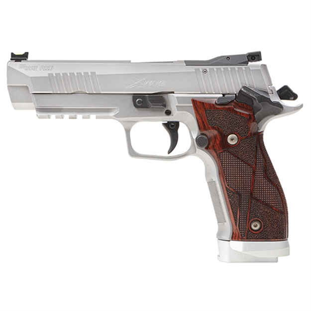 Picture of Sig Sauer 226X59classic10 P226 X-Five Classic 9Mm Luger 10+1 (3) 5", Stainless, Picatinny Rail & Beavertail Frame, Serrated Optic Cut Slide, Custom Hogue Cocobolo Grip 798681676347 -
