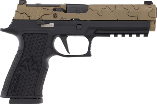 Picture of Sig Sauer P320 Xten Endure 10Mm 5" Xray3 (3)15Rd Tan Topo/Black 320X5-10-CXR3-CW-R2 798681690336