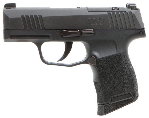Picture of Sig Sauer 3659Bxr3p P365 Bxr Micro-Compact 9Mm Luger 10+1 3.10" Blackbarrel, Black Nitron Optic Ready/Serrated Slide, Black Polymer Grips 365-9-BXR3P
