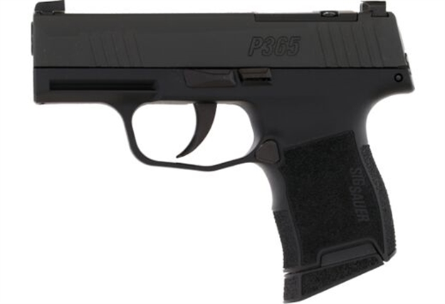 Picture of Sig Sauer 3659Bxr3p P365 Bxr Micro-Compact 9Mm Luger 10+1 3.10" Blackbarrel, Black Nitron Optic Ready/Serrated Slide, Black Polymer Grips 365-9-BXR3P
