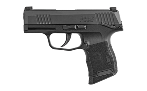 Picture of Sig Sauer 365380Bssms P365  Micro-Compact 380 Acp 10+1 3.10" Black Carbon Steel Barrel, Black Nitron Optic Ready/Serrated Slide & Frame W/Sig Rail, Black Polymer Grips, Manual Safety, Right Hand 798681640164