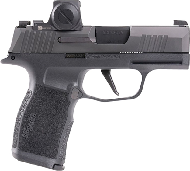 Picture of Sig Sauer P365x Mic Comp 9Mm 3.1" Xray3 Romeox (2)10Rd Black< 365X-9-BXR3-RXX-10