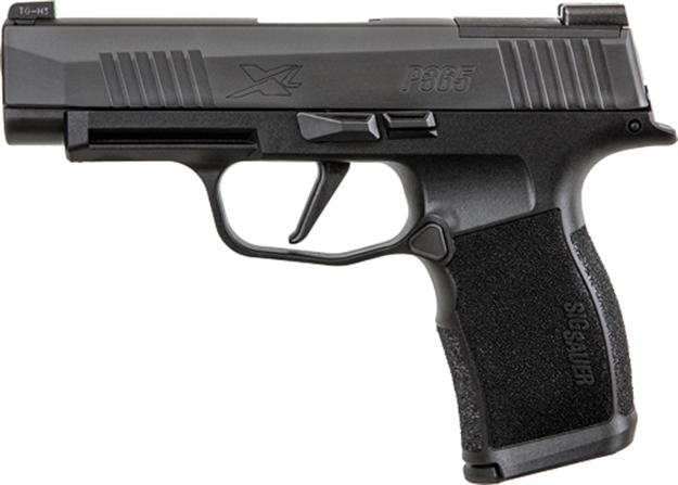 Picture of Sig Sauer 365Xl9bxr3p10 P365xl  9Mm Luger 10+1 3.70" Black Barrel, Black Nitron Optic Ready/Serrated SS Slide, Black SS Frame W/Beavertail &  Black Polymer Grips 798681663897 -