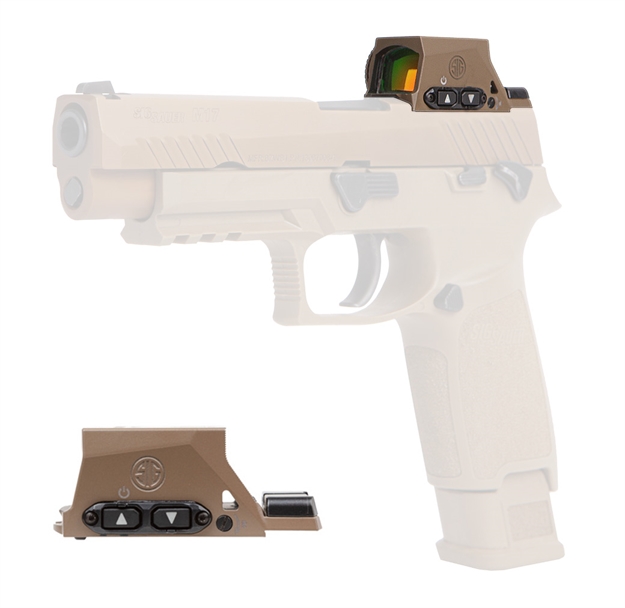Picture of  Sig Sauer Electro-Optics Sorm1700 Romeo-M17  Coyote Tan 1 X 24 MM 2 Moa Red Dot/32 Moa Circle Multi Reticle