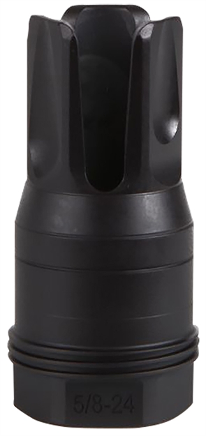 Picture of  Sig Sauer Sl76258x2490degf Clutch-Lok QD Q.D. Flash Hider Black Stainless Steel With 5/8" 24 Tpi Threads For 7.62Mm 90 Degree Taper 798681656202