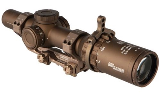 Picture of  Sig Sauer Electro-Optics Sot61dvo Tango6t Dvo Flat Dark Earth 1-6X 24Mm 30Mm Tube Illuminated Dwlr-556 Reticle