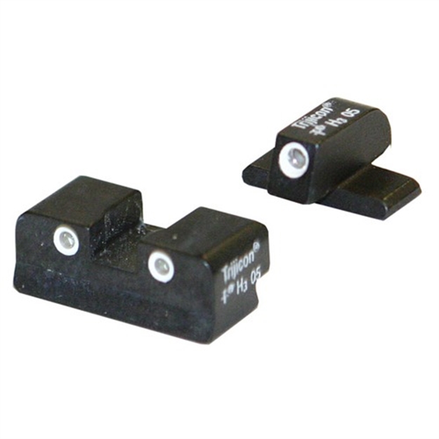 Picture of Trijicon 600465 Bright & Tough Night Sights  Green/Tritium White Outline Front Sight-Green/Tritium White Outline Rear Sight Sig Sauer .40 S&W/.45 Acp #6 Front/#8 Rear SG03 719307200630