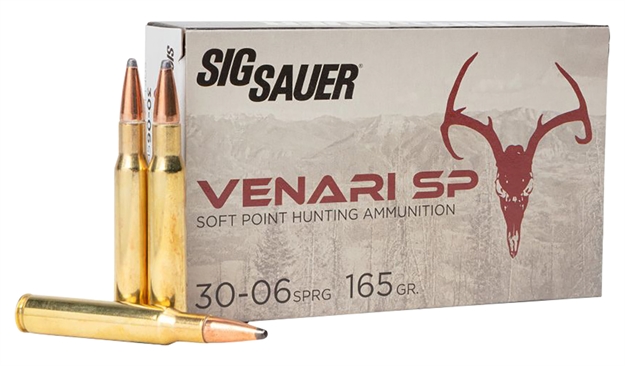 Picture of Sig Sauer V3006sp16520 Venari  30-06Springfield 165Gr Soft Point 20 Per Box/10 Case V3006SP165-20 798681670055