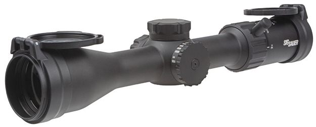 Picture of  Sig Sauer Electro-Optics Sow43003 Whiskey4 Sfp Low Profile Black 3-12X44mm 30Mm Tube Quadplex Reticle