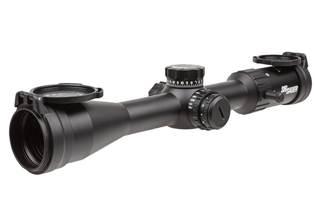 Picture of  Sig Sauer Electro-Optics Sow44002 Whiskey4  Black 4-16X44mm 30Mm Tube Illuminated Moa Milling 2.0 Reticle