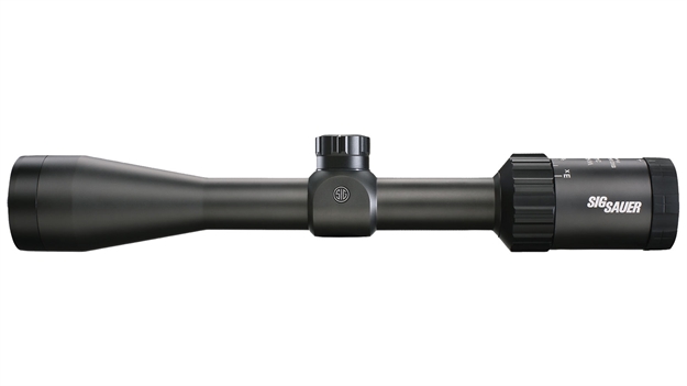 Picture of Sig Sauer Whiskey3 Riflescope 4-12X50mm 1In Sfp, Hellfire Quadplex Illum Reticle 0.25 Moa Adj Graphite SOW34007