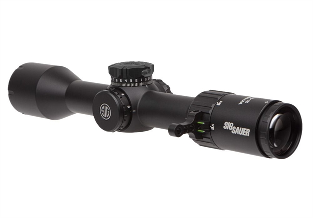 Picture of  Sig Sauer Electro-Optics Sow63112 Whiskey6  Black 3-18X44mm 30Mm Tube Moa Milling Hunter 2.0 Reticle Features Locking Turrets