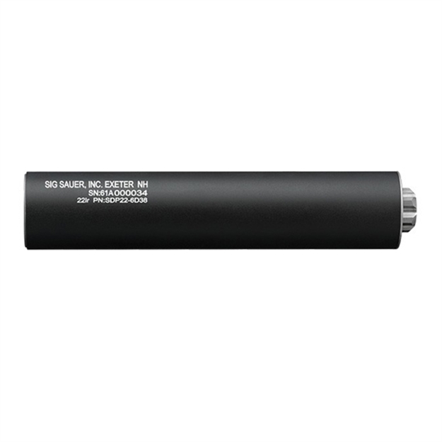 Picture of Sig Sauer Suppressor Rimfire Titanium 1/2X28 Black SRD22X 798681565375